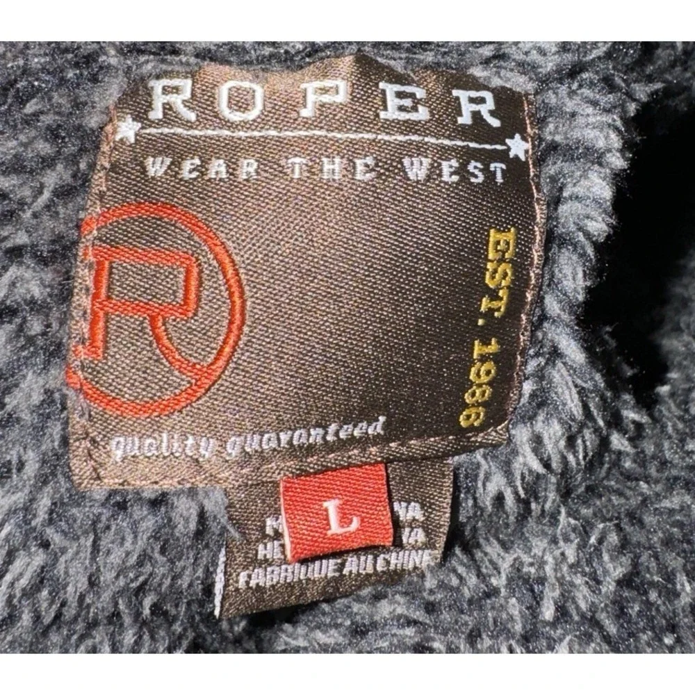 Roper Wear The‎ West pullover gray Mens Size Large  1/4